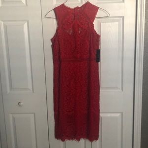 Brand New with tags. Lulu’s red lace dress.